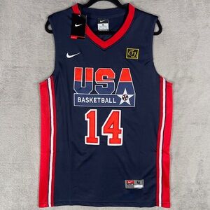 Nike Charles Barkley #14 1992 Dream Team USA CD Patch Jersey Men's Medium NWT
